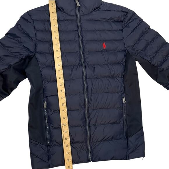 POLO RALPH LAUREN Performance Navy Light Weight Puffer Jacket SZ XS - Picture 8 of 13